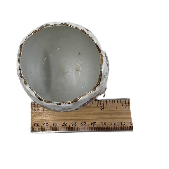 Inarco Mid Century Egg Cup Shaped Vase Hand Painted - Picture 8 of 8